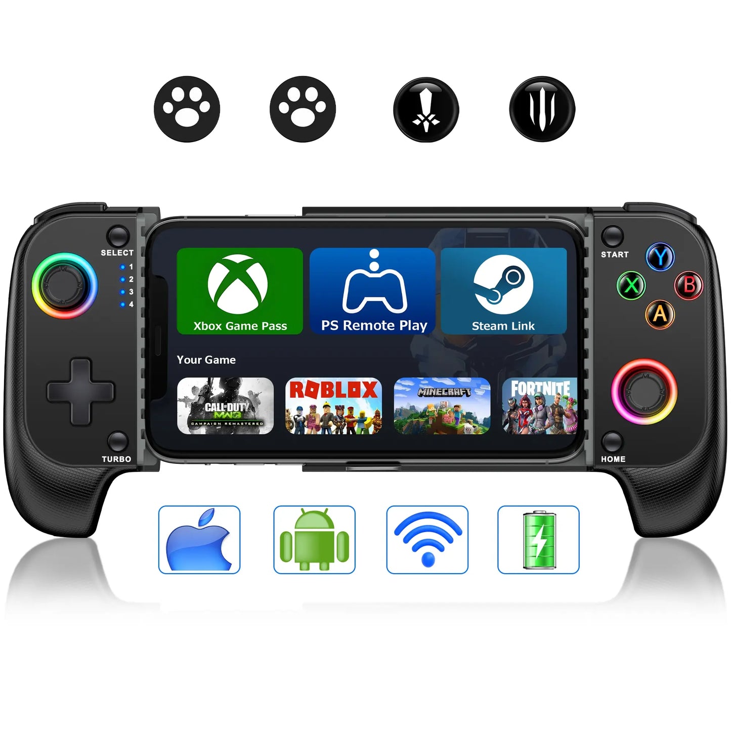 Wireless Mobile Gaming Controller for Mobile